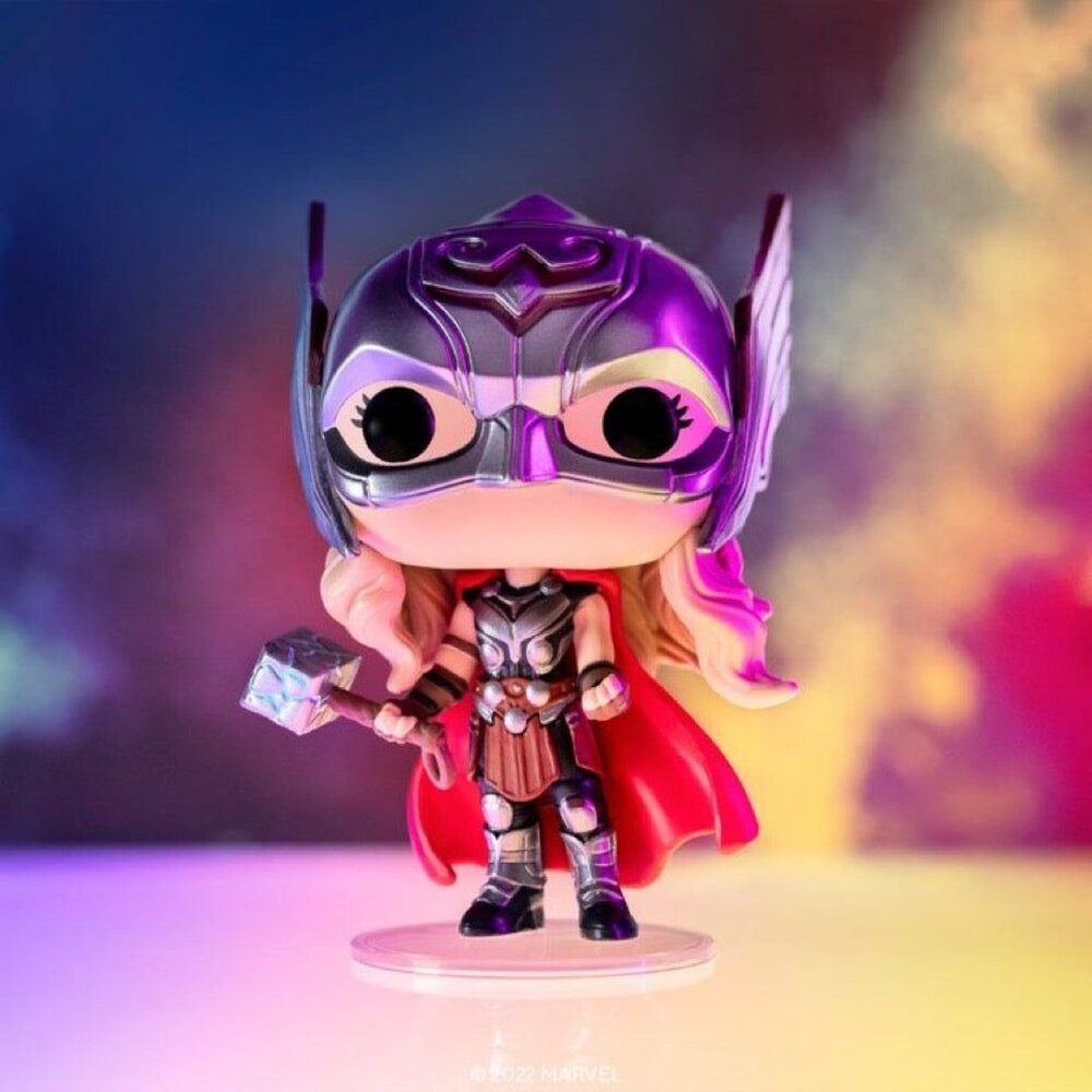 Funko Pop! Marvel Thor Love and Thunder Mighty Thor Figure #1041!